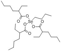Δομή tris Butyltin (2-ethylhexanoate)