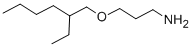 2-Ethylhexyloxypropylamine δομή